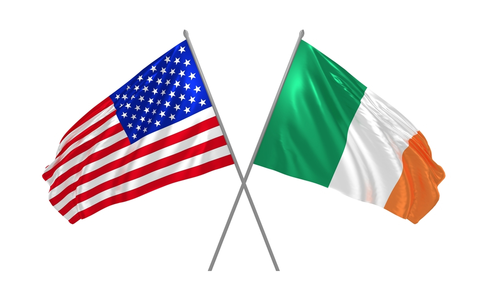 Irish American flag