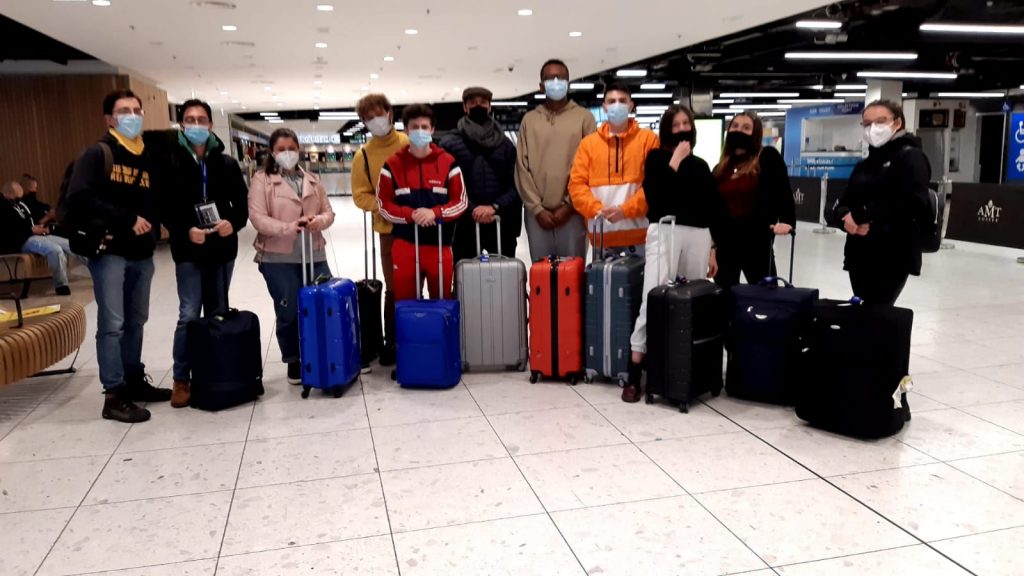 erasmus+ students arriving in ireland